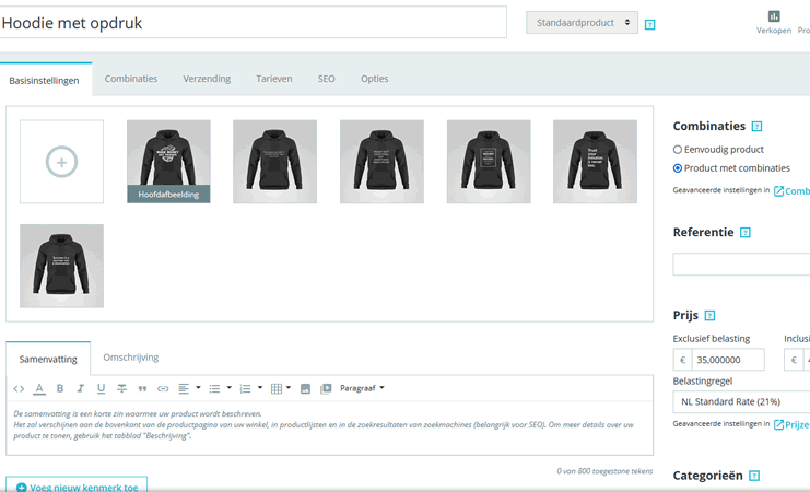 Webshop korting