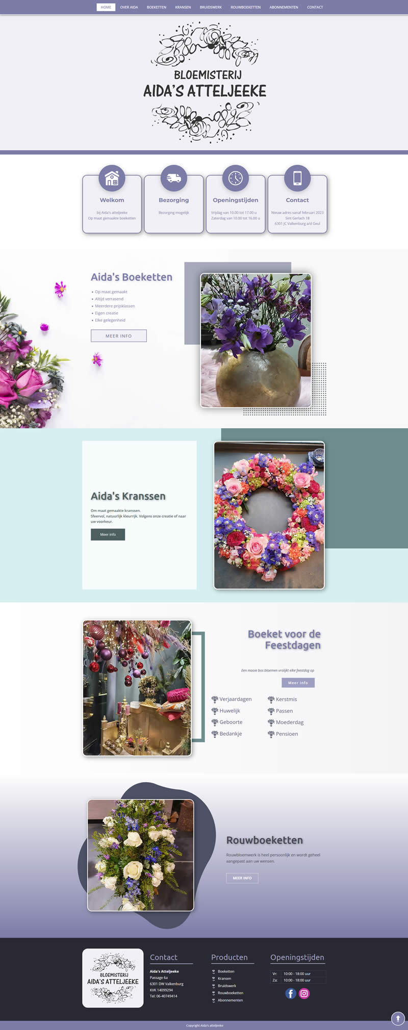 Website voor restaurant