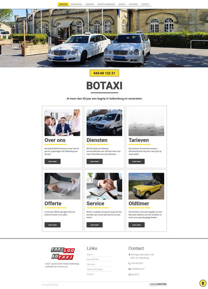 Website voor restaurant