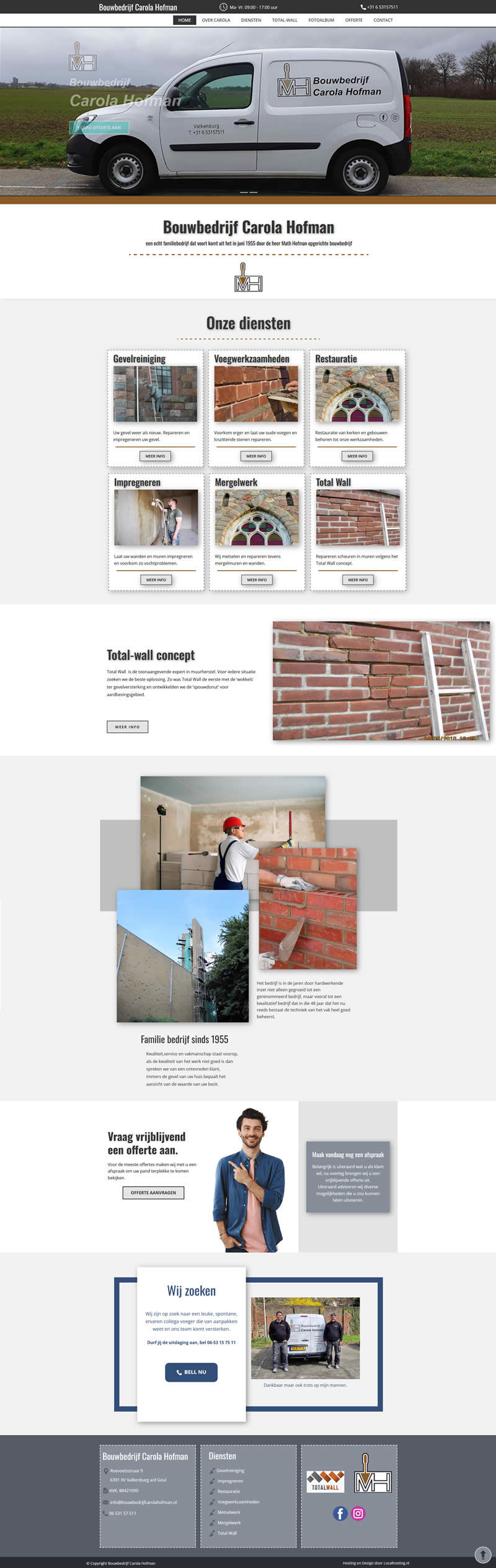 Website voor restaurant