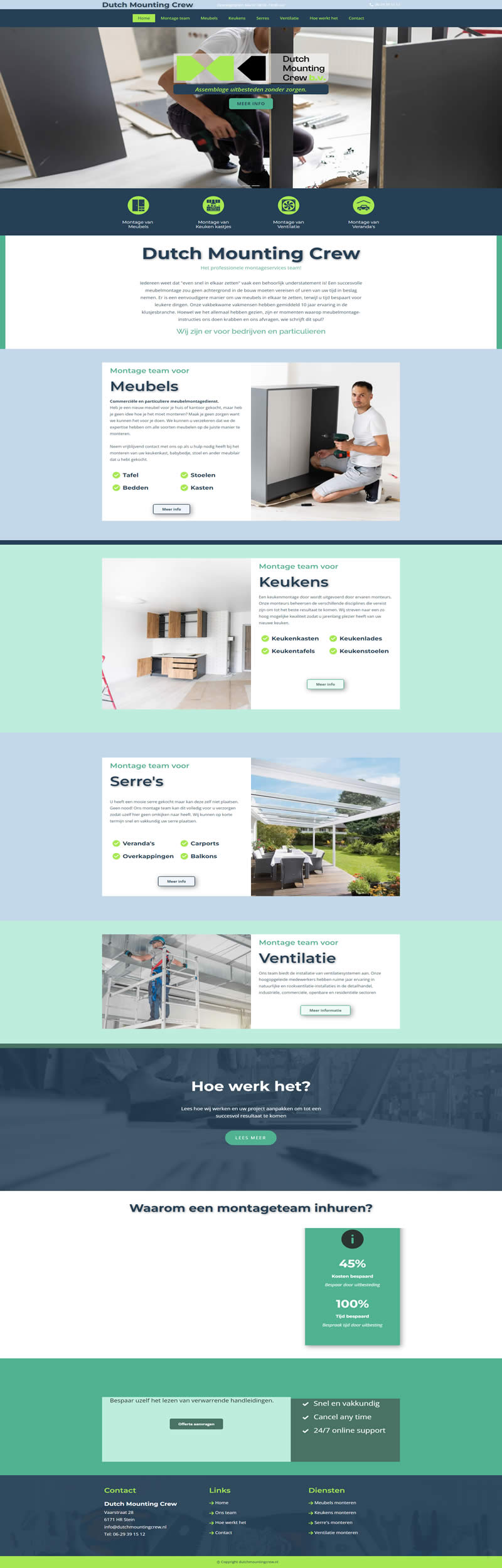 Website voor restaurant