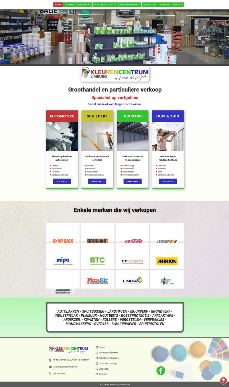 Website voor restaurant