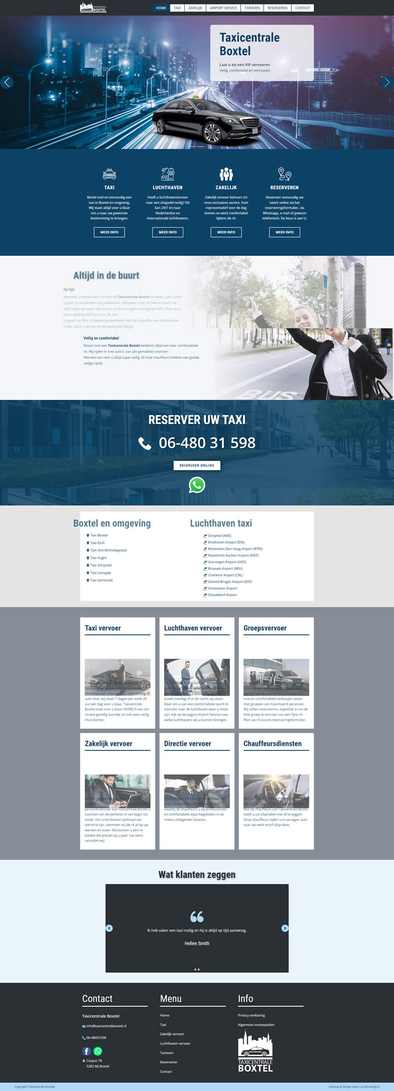 Website voor restaurant