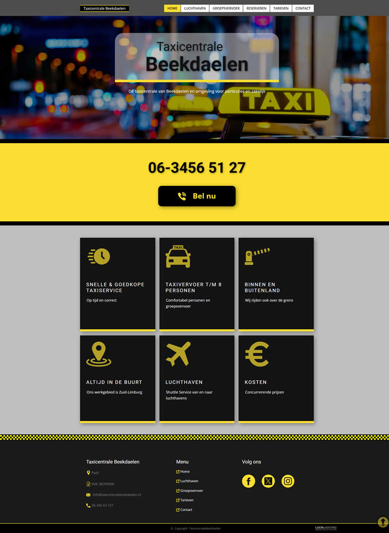 Website voor restaurant