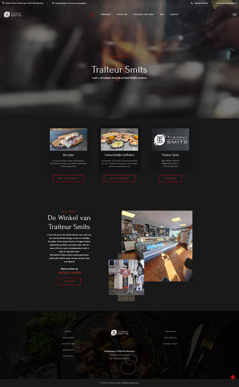 Website voor restaurant