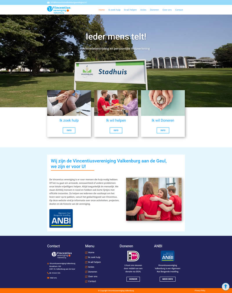 Website voor restaurant